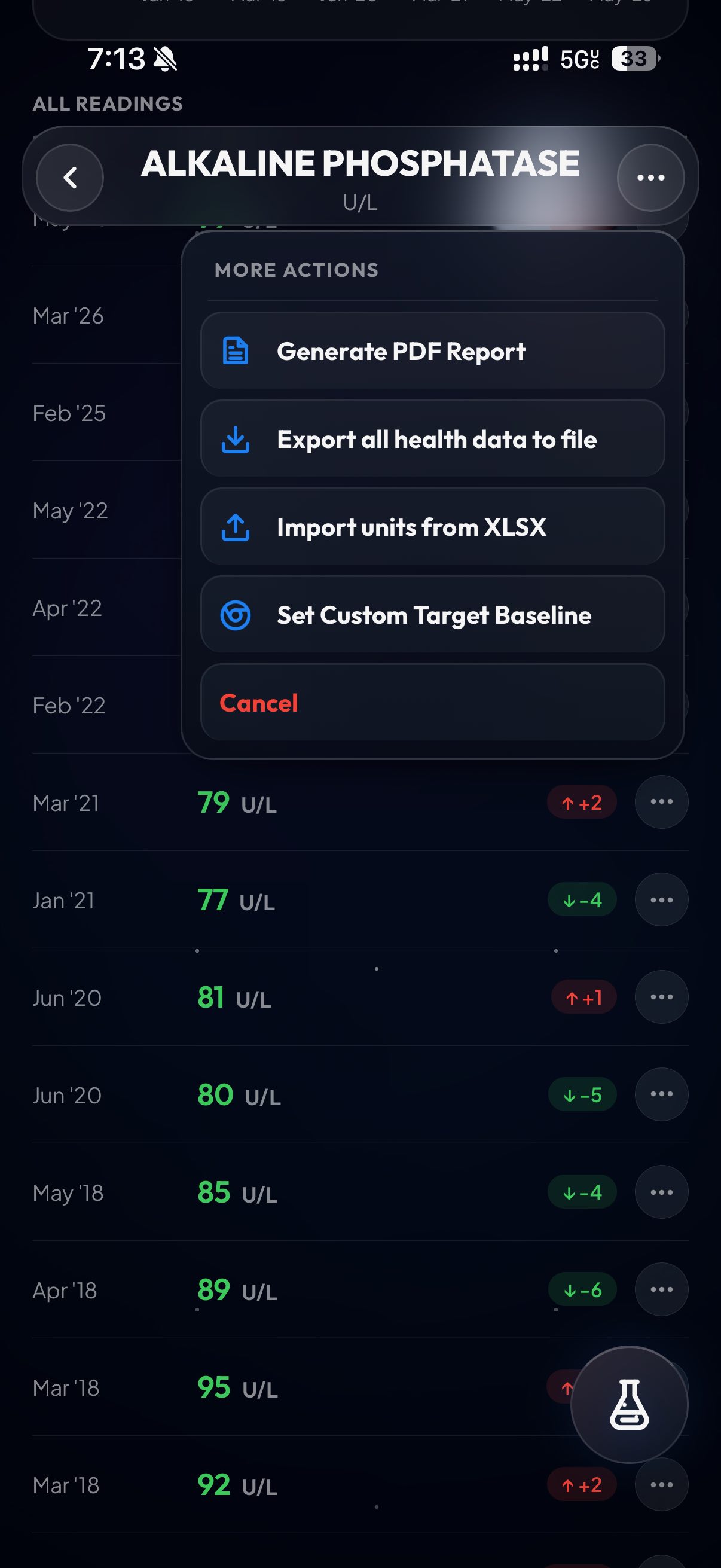History and Context Menus